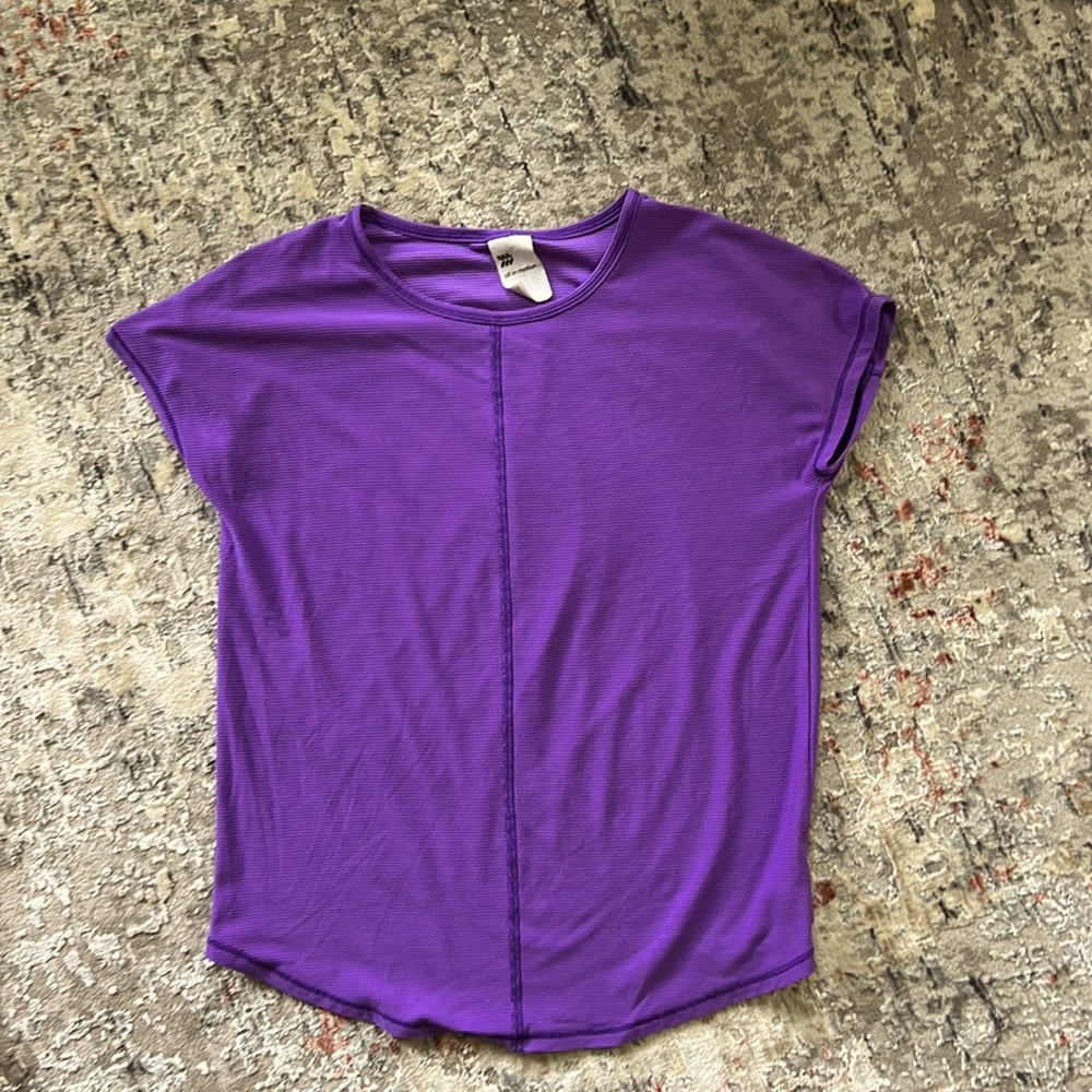 Purple All in motion athletic T-shirt.